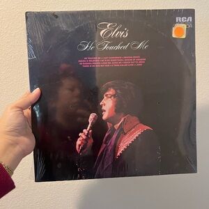 Rare Elvis Presley 'He Touched Me' Vinyl Record - Black